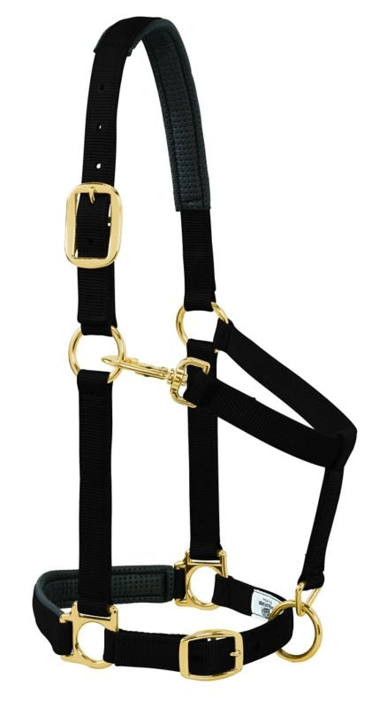 Solid Color Pad Adjust Chin/Throat Snap Halter