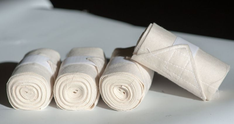 Vacs Flannel Bandages With Touchtape-Set Of 4 12ft Br