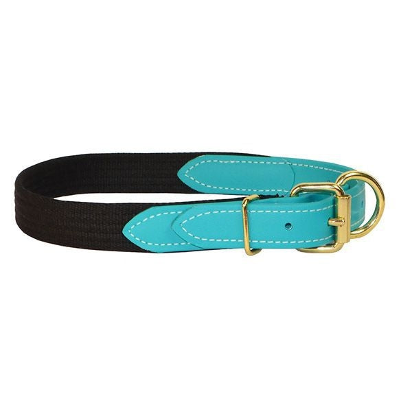 Perris Beta/Cotton Dog Collar LG Black Lime
