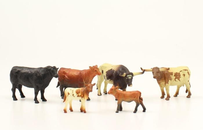 Bigtime Rodeo 6 Cow Figure Set