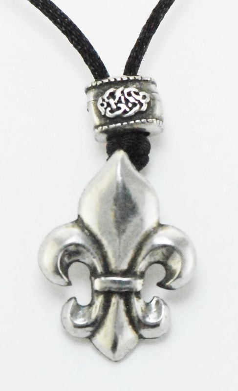 Barbary Fleur Di Lis On Cord Necklace