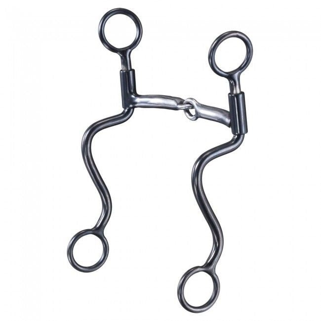 Kelly Silver Steel S Shank Snaffle Bit 5 Brn
