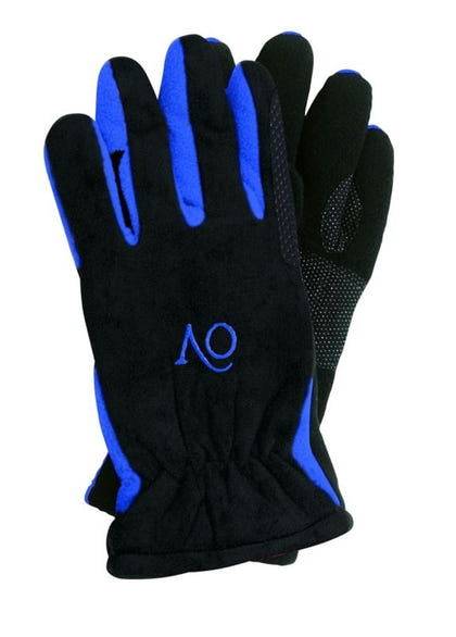 Ovation Ladies Polar Suede Fleece Gloves L Nvy/Blk