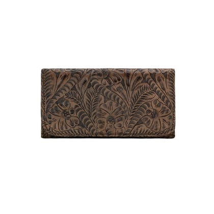 American West Ladies Tri-Fold Wallet