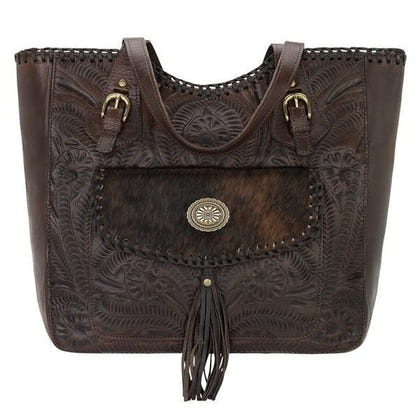 American West Annies Secret Collection Large Zip Top Tote