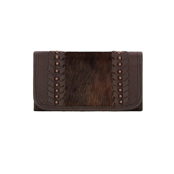 American West Cow Town Ladies Tri-Fold Wallet