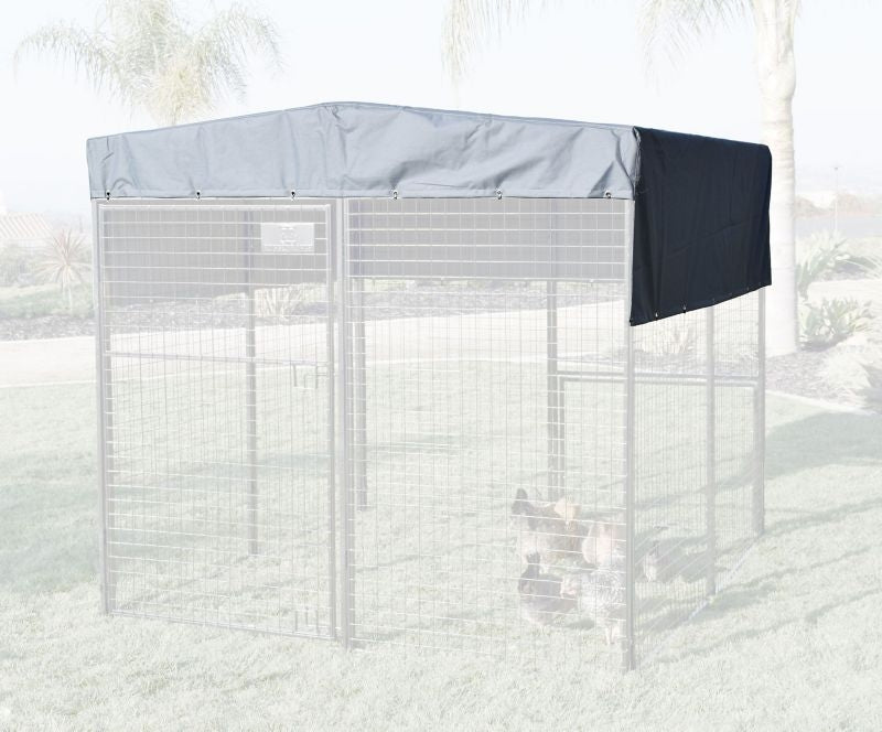 Universal Walk-In Pen Canvas Cover 7.5X6.5ft Gray