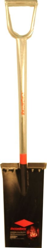 All Steel Spade with D-Grip Ash Handle 42in Red