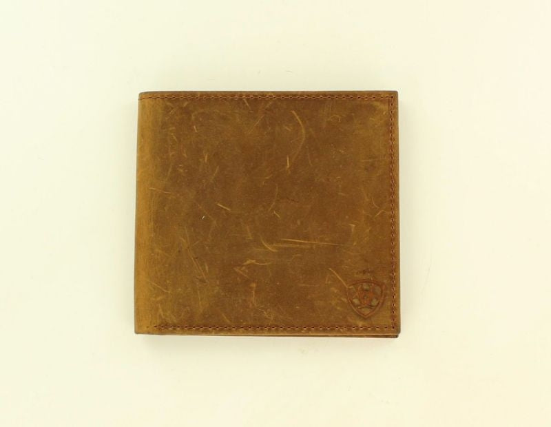Floral Overlay Western Scroll Conch BiFold Wallet
