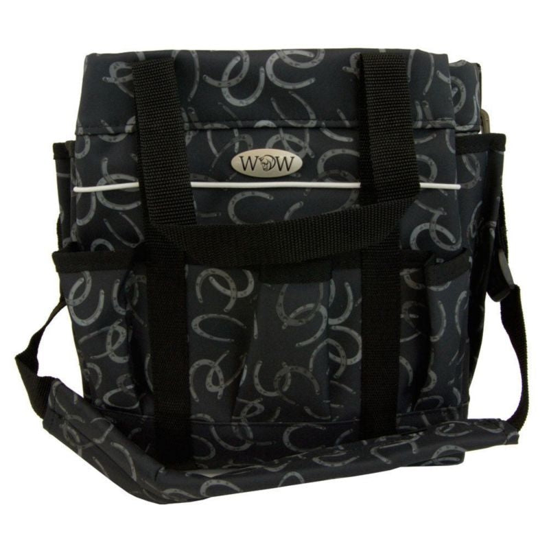 WOW Deluxe Grooming Tools Tote Horseshoes Black