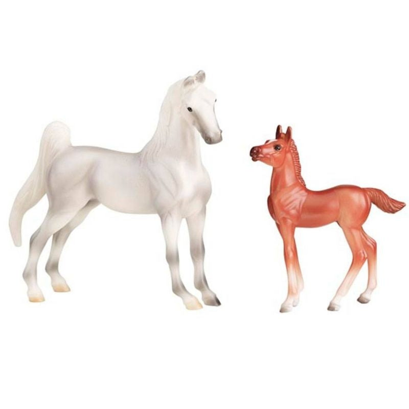 Breyer Stablemate Horse Foal Set Gry Chestnut