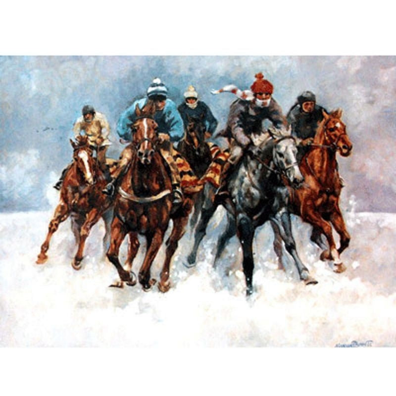 Margaret Barrett Hrs Prints-Sheer Grit Hrs Racing