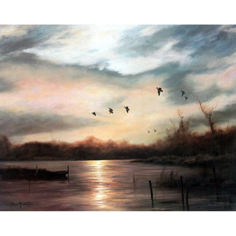 Sally Mitchell Fine Art Evening Flight Mallar