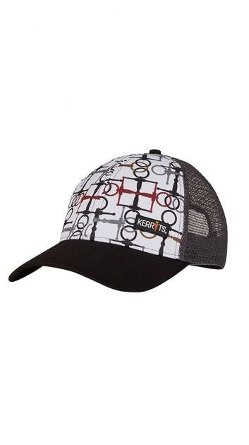 Kerrits Trucker Ride Cap White Snaffle Bits
