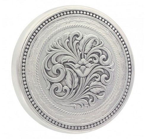 New Traditions Beaded Stars/Barbed Wire Snuff Lid