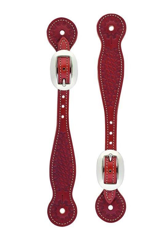 Weaver Basket Skirt Leather Thin Spur Strap