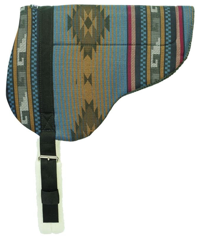 Weaver Herculon Tacky-Tack Bareback Pad 21x35 Blue