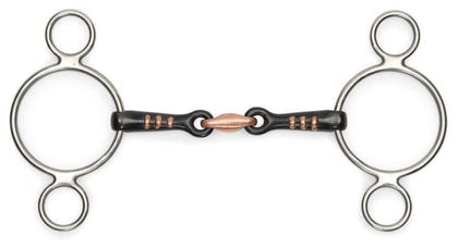 Shires Two Ring Sweet Iron Gag Bit