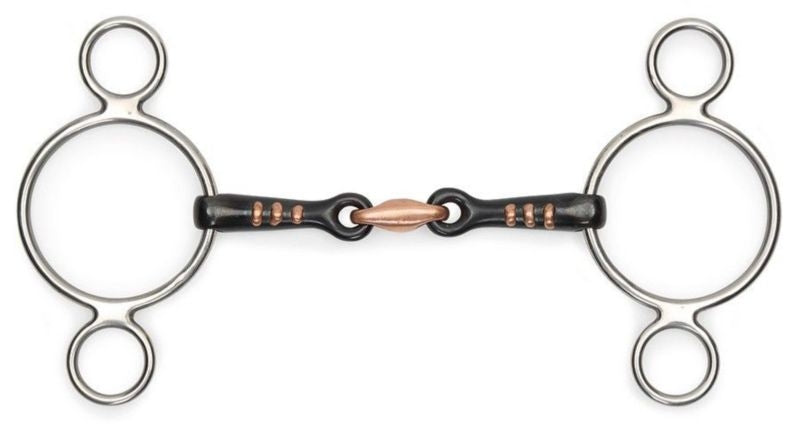 Shires Two Ring Sweet Iron Gag Bit