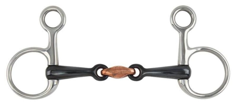 Shires Hanging Cheek Sweet Iron Snaffle