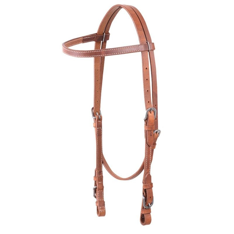 Cashel Harness Leather Stitched Browband Headstall