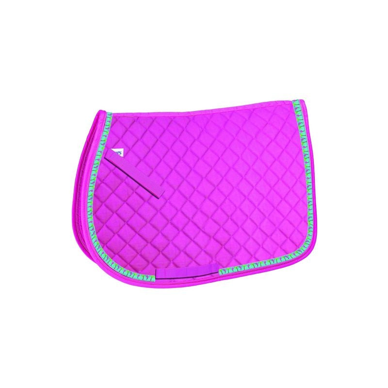 Perris All Purpose Saddle Pad With Ribbon Trim