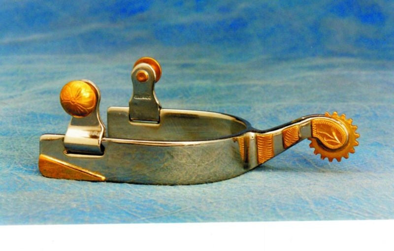 Colorado Saddlery 9 Flat Roping Spurs Brn