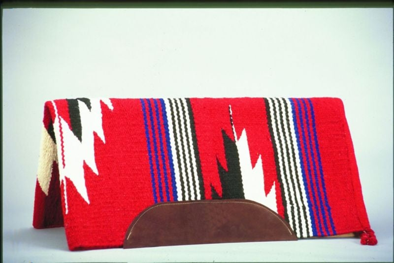 Colorado Saddlery Wool Saddle Blanket 32x64 Red