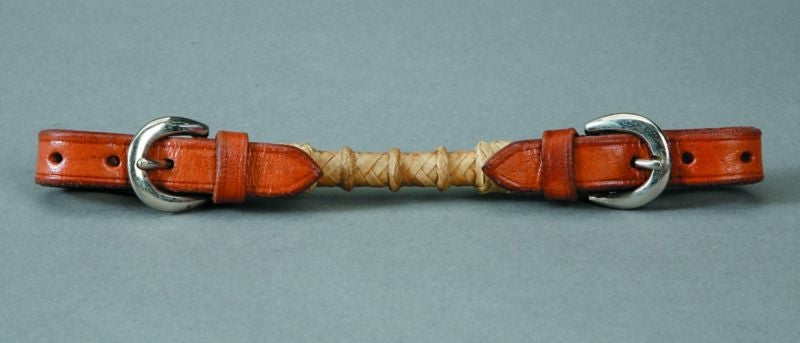 Colorado Saddlery Curb Strap With Rawhide Overlay Br
