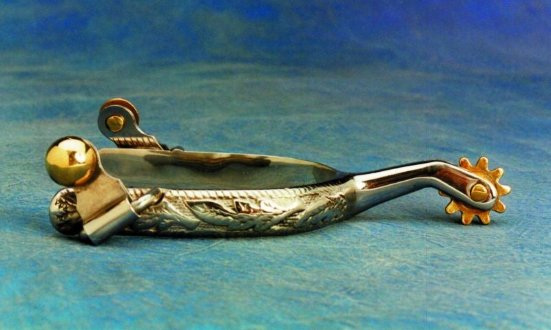Colorado Saddlery Lady Roper Spurs Brn