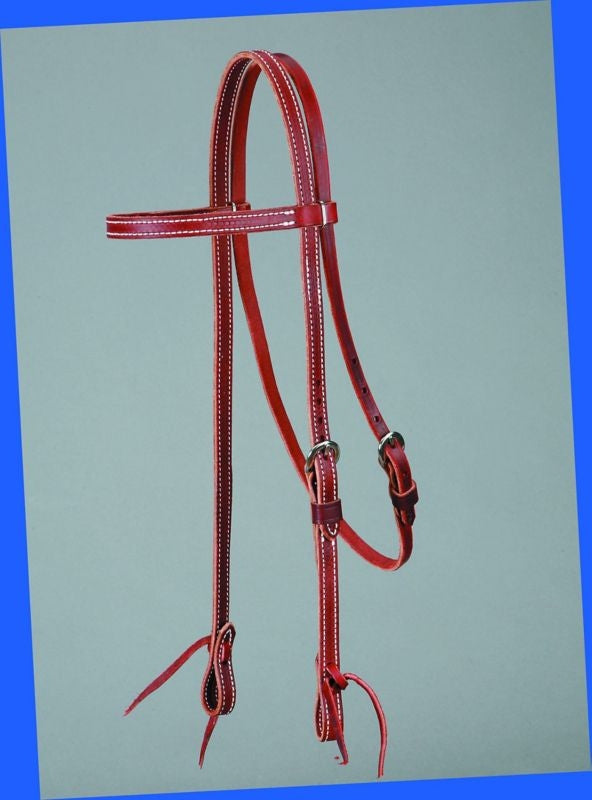 Colorado Saddlery Latigo Browband Headstall 5/8