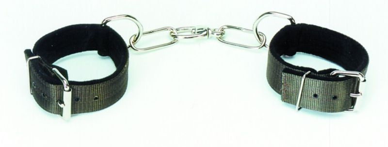 Colorado Saddle Leather Lined Web Chain Hobbles