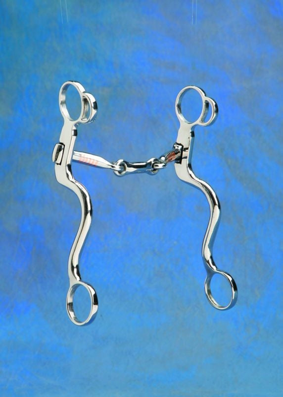 Never Tarnish S Cheek Dogbone Snaffle Bit 5 Brn