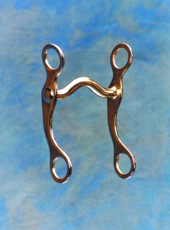 Colorado Saddlery Plated Pony Curb Bit 4 Brn