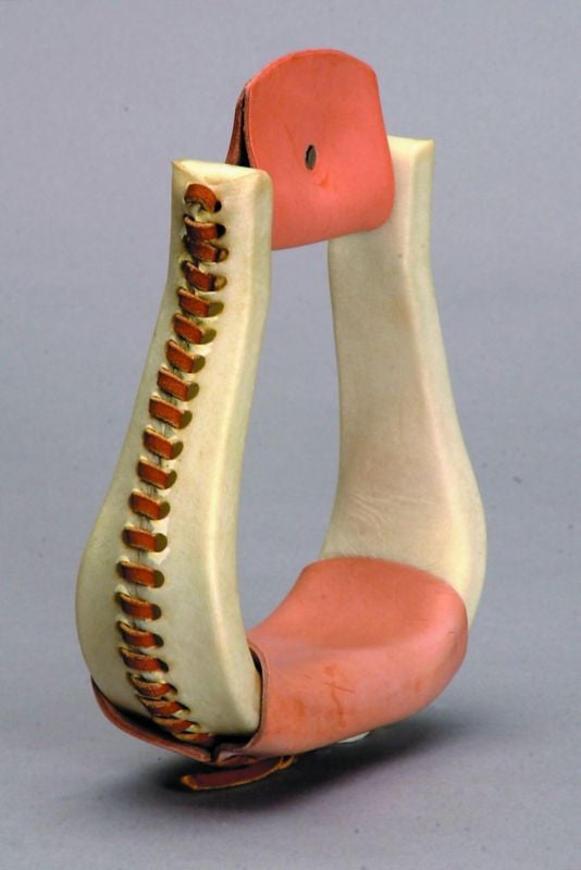 Colorado Saddlery Rawhide Bell Bottom Stirrups 2 B