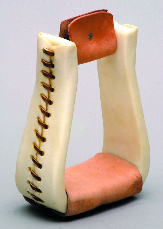 Colorado Saddlery Rawhide Roper Stirrups 3 Brn