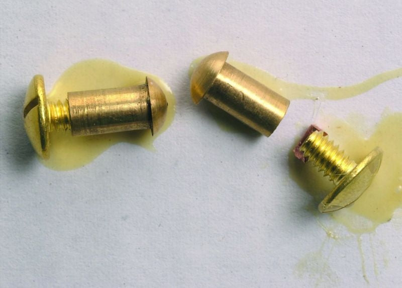 Colorado Saddlery Rowel Screw And Pin Brn