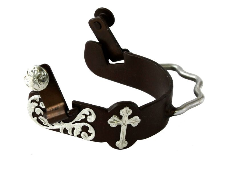 Colorado Saddlery Southern Cross Bumper Spurs Brn