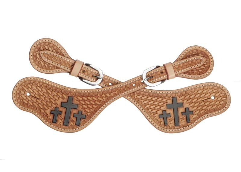 Colorado Saddle Three Crosses Spur Straps