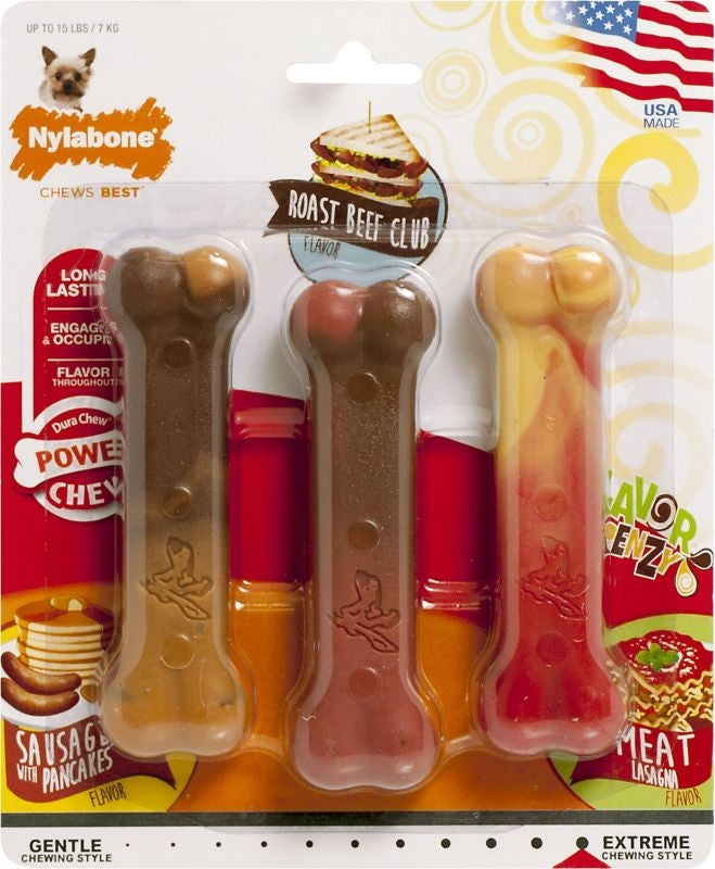 Nylabone Flavor Frenzy Sausage Beef Lasagna