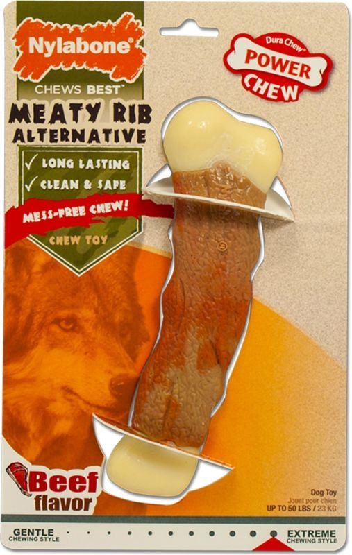 Nylabone DuraChew Animal Part Alt Rib Beef