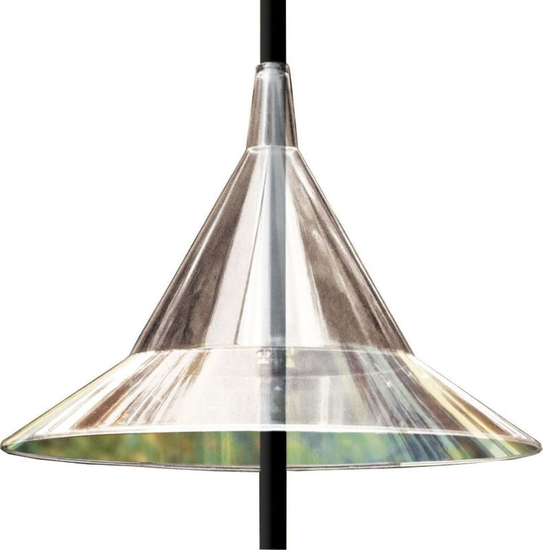 Mandarin Squirrel-Away Pole-Mounted Baffle Clear