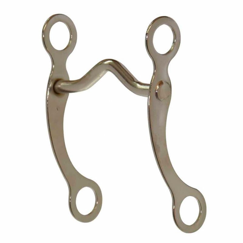 Reinsman Diamond R Chrome Plated Curb Bit 5 Brn
