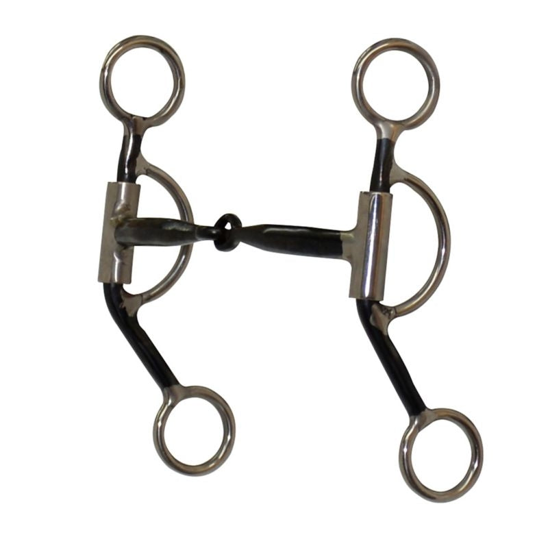 Diamond R Broken Mouth Training Snaffle Bit 5