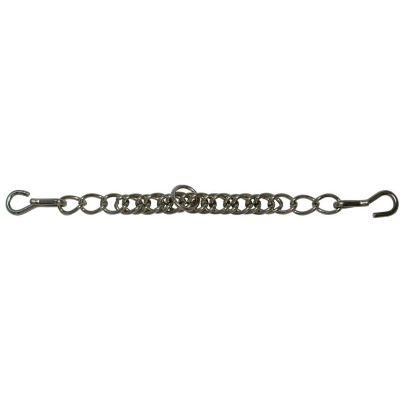 Reinsman Diamond R Curb Chain With Hooks Brn