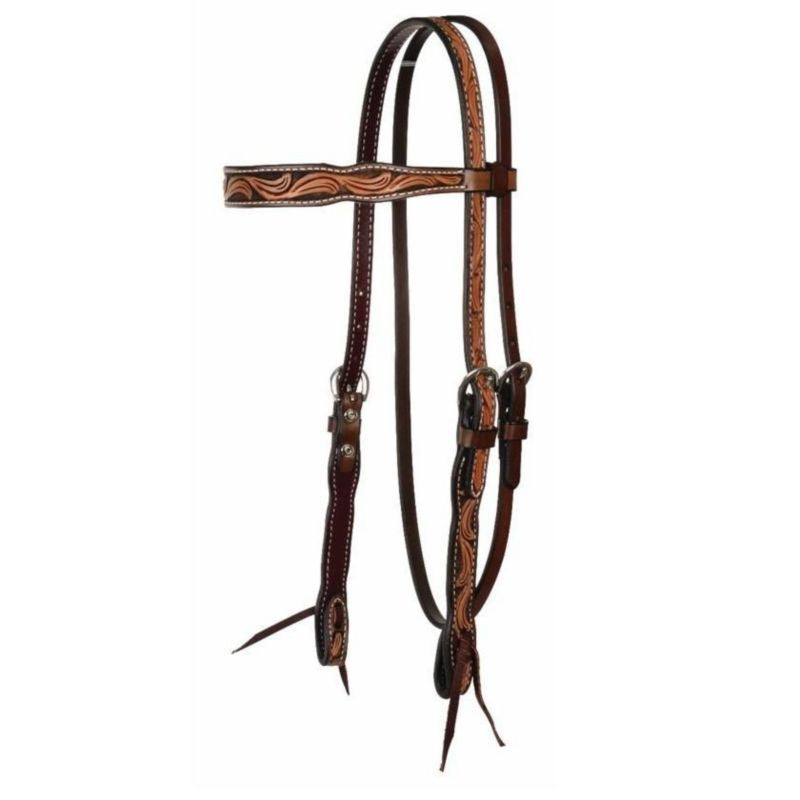 Charmayne James Browband Headstall Horse Brn