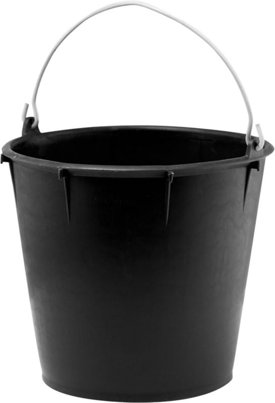 HorZe V-Plast Feed Bucket 1.85G Black