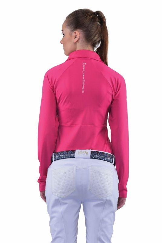 Equine Couture Lady Oslo Knee Patch Breech 32 Wht