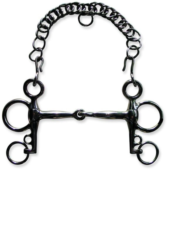 Metalab Jointed 13mm Pelham with Curb Chain