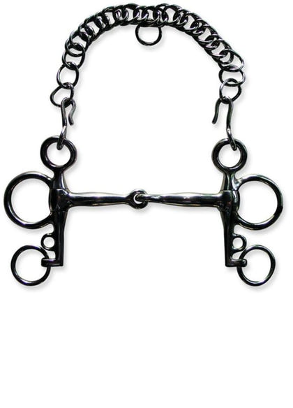 Metalab Jointed 13mm Pelham with Curb Chain